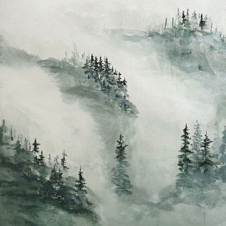 Dimmig skog